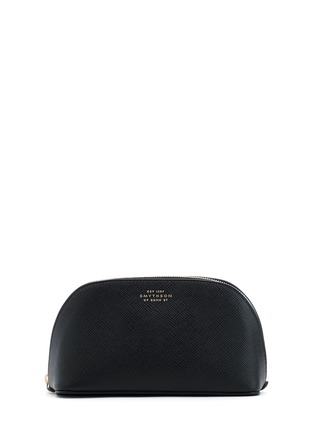 Main View - Click To Enlarge - SMYTHSON - Panama cross grain leather cosmetics case