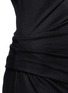 Detail View - Click To Enlarge - HELMUT LANG - Asymmetric sleeve drape dress