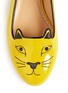 Detail View - Click To Enlarge - CHARLOTTE OLYMPIA - 'Kitty Studs' patent leather flats