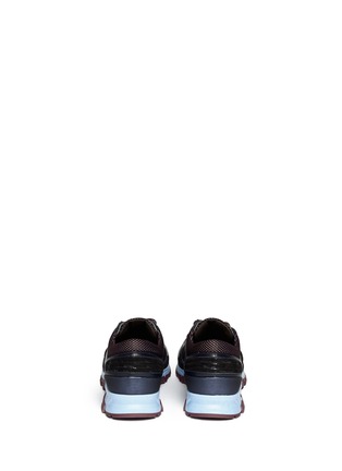 Back View - Click To Enlarge - LANVIN - Colourblock cross sneakers