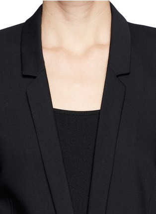 Detail View - Click To Enlarge - HELMUT LANG - 'Le smoking' wool tuxedo blazer