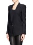 Front View - Click To Enlarge - HELMUT LANG - 'Le smoking' wool tuxedo blazer