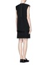 Back View - Click To Enlarge - HELMUT LANG - Layer panel shift dress