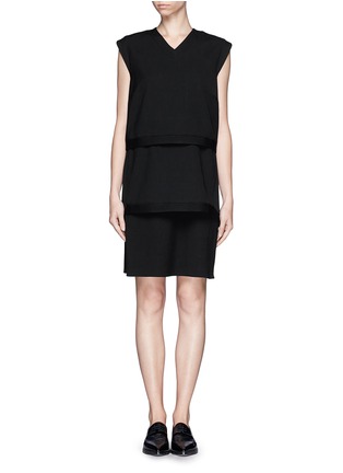 Main View - Click To Enlarge - HELMUT LANG - Layer panel shift dress