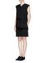 Figure View - Click To Enlarge - HELMUT LANG - Layer panel shift dress