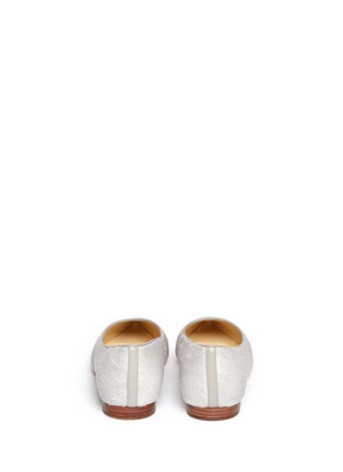 Back View - Click To Enlarge - COLE HAAN - 'Magnolia' calf hair flats