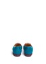 Back View - Click To Enlarge - CHARLOTTE OLYMPIA - 'Kitty Studs' suede flats
