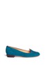 Main View - Click To Enlarge - CHARLOTTE OLYMPIA - 'Kitty Studs' suede flats