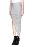 Front View - Click To Enlarge - HELMUT LANG - Asymmetric wrap skirt