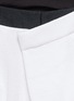 Detail View - Click To Enlarge - HELMUT LANG - Origami wrap front shorts