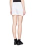 Back View - Click To Enlarge - HELMUT LANG - Origami wrap front shorts