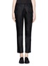 Main View - Click To Enlarge - HELMUT LANG - Glossy linen twill pleat pants