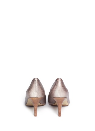 Back View - Click To Enlarge - COLE HAAN - Air Lainey metallic leather pumps