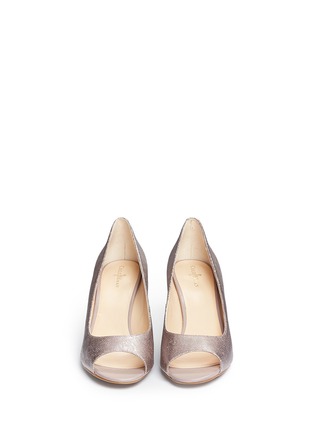 Figure View - Click To Enlarge - COLE HAAN - Air Lainey metallic leather pumps