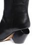 Detail View - Click To Enlarge -  - Broken heel leather boots