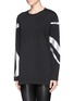 Front View - Click To Enlarge - ACNE STUDIOS - 'Tail' spiral print T-shirt