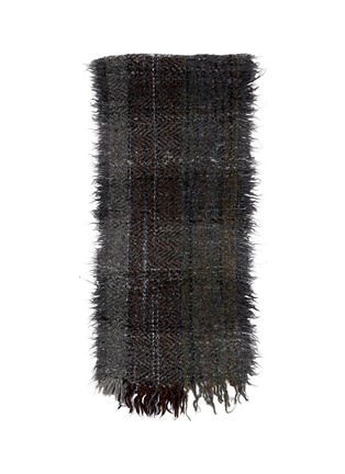 Main View - Click To Enlarge - FALIERO SARTI - 'Pongo' bouclé plaid scarf