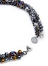 Detail View - Click To Enlarge - MOUNSER - Floral crystal motif chain choker