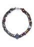 Main View - Click To Enlarge - MOUNSER - Floral crystal motif chain choker