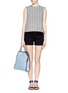 Figure View - Click To Enlarge - FRAME - 'Le Cutoff' denim shorts