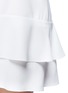 Detail View - Click To Enlarge - CHLOÉ - Silk-blend cady frilled hem skirt