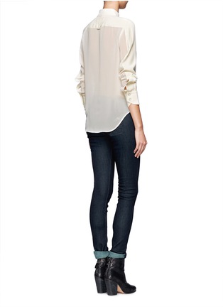 Figure View - Click To Enlarge - RAG & BONE - Hudson sheer-back silk shirt