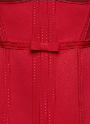 Detail View - Click To Enlarge - LANVIN - Neoprene strapless corset dress