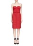 Main View - Click To Enlarge - LANVIN - Neoprene strapless corset dress