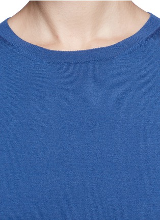 Detail View - Click To Enlarge - JIL SANDER - Round neck wool-blend sweater