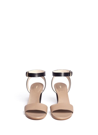 Figure View - Click To Enlarge - CHLOÉ - Ankle strap leather sandals
