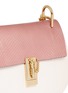 Detail View - Click To Enlarge - CHLOÉ - 'Drew' small python leather shoulder bag