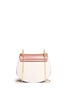 Back View - Click To Enlarge - CHLOÉ - 'Drew' small python leather shoulder bag