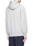 Back View - Click To Enlarge - SACAI - Bonded jersey hoodie