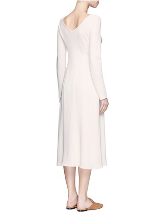 Back View - Click To Enlarge - THE ROW - Nicola' crepe midi dress