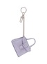 Main View - Click To Enlarge - DELVAUX - 'Brillant Charms' patent leather bag keyring