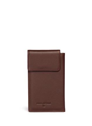 Detail View - Click To Enlarge - BYND ARTISAN - Bifold leather travel sleeve