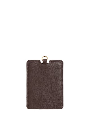 Back View - Click To Enlarge - BYND ARTISAN - Leather portrait access card holder