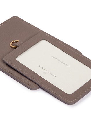 Detail View - Click To Enlarge - BYND ARTISAN - Leather portrait access card holder