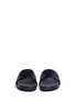 Front View - Click To Enlarge - SAINT LAURENT - 'Joan 05' logo leather slide sandals