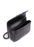 Detail View - Click To Enlarge - SAINT LAURENT - 'Classic Medium Monogram Collège' matelassé leather chain bag