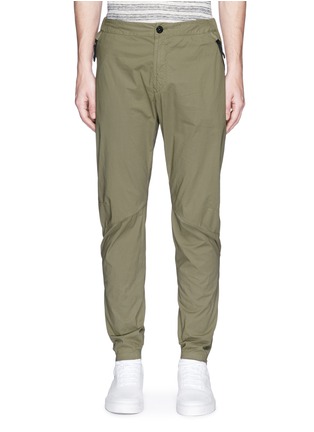 Main View - Click To Enlarge - STONE ISLAND - Stretch cotton tela jogging pants