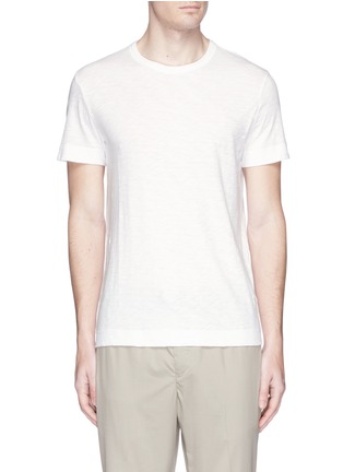 Main View - Click To Enlarge - THEORY - 'Gaskell N' slub cotton T-shirt