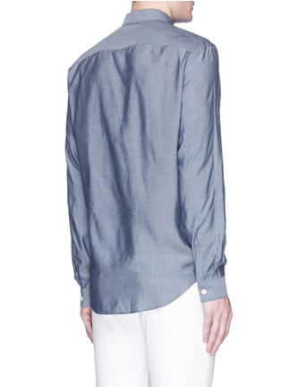 Back View - Click To Enlarge - THEORY - 'Rammy' chambray shirt