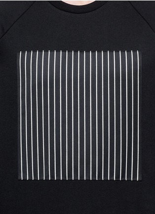 Detail View - Click To Enlarge - RAG & BONE - 'Rowing' stripe appliqué cotton sweatshirt