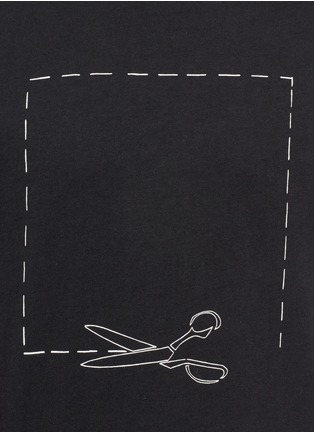 Detail View - Click To Enlarge - RAG & BONE - Scissors print cotton T-shirt