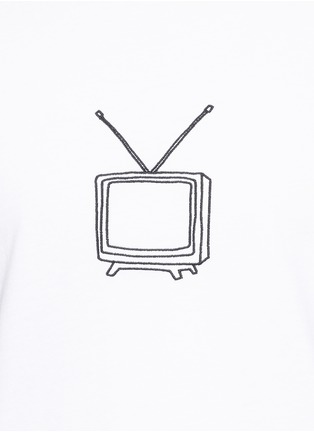 Detail View - Click To Enlarge - RAG & BONE - TV embroidered cotton T-shirt