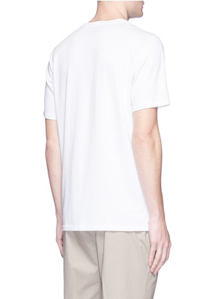 Back View - Click To Enlarge - RAG & BONE - TV embroidered cotton T-shirt
