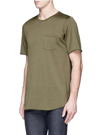 Front View - Click To Enlarge - RAG & BONE - 'Combat' mercerised cotton T-shirt