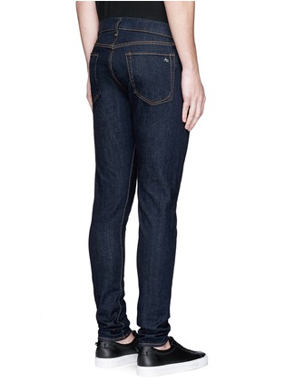 Back View - Click To Enlarge - RAG & BONE - 'Standard Issue Fit 1' selvedge denim skinny jeans