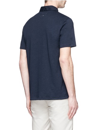 Back View - Click To Enlarge - RAG & BONE - 'Standard Issue' cotton jersey polo shirt